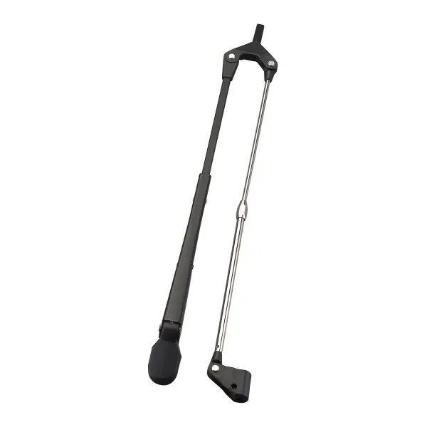 33671 – SCHMITT/ONGA Windshield Wiper Arm, Universal Bottom Mount 19 Inch To 24 Inch Length Powder Coated Black Stain...